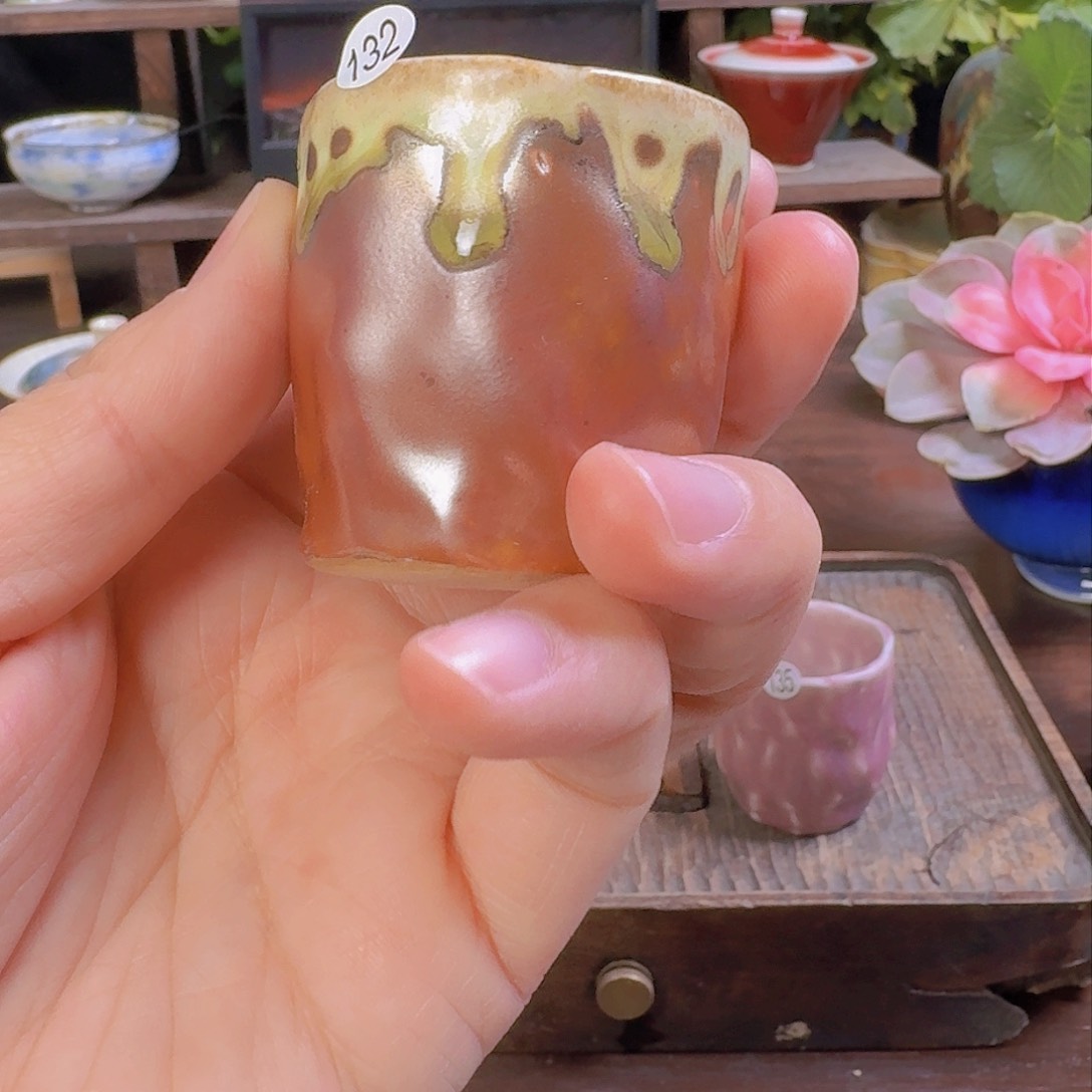 手工陶瓷主人杯杯132