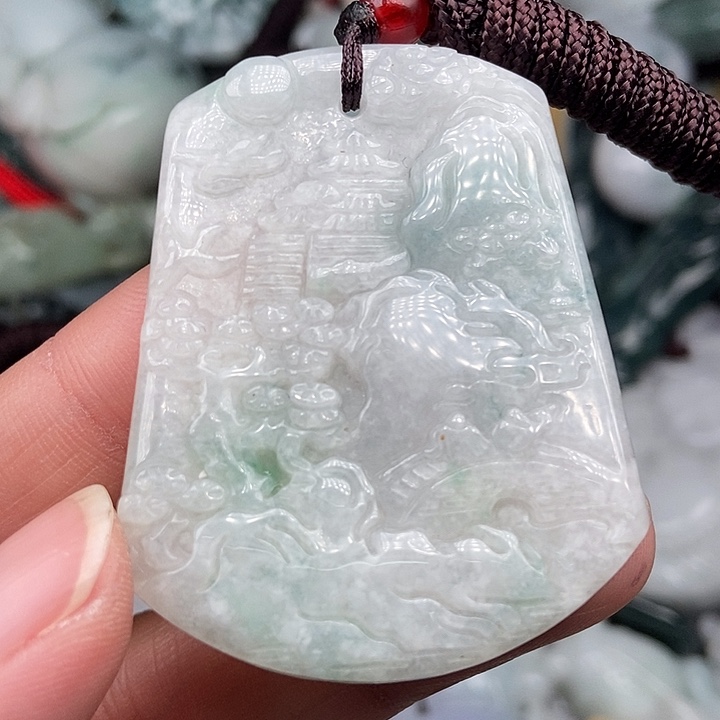 颈饰未镶嵌翡翠翡翠