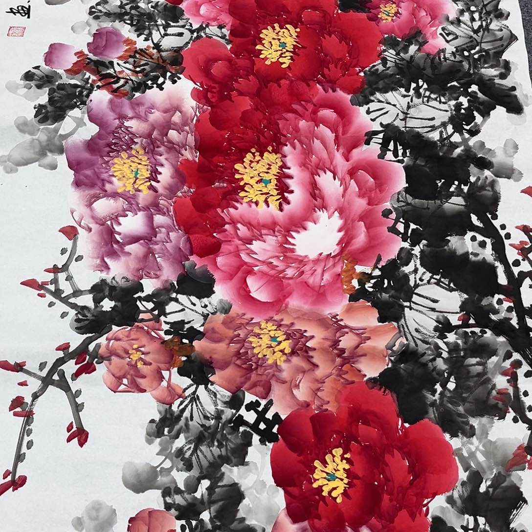 国画纯手绘作品欣赏