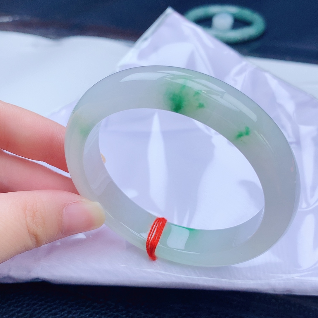 翡翠未镶嵌手镯缅甸天然翡翠A货手镯