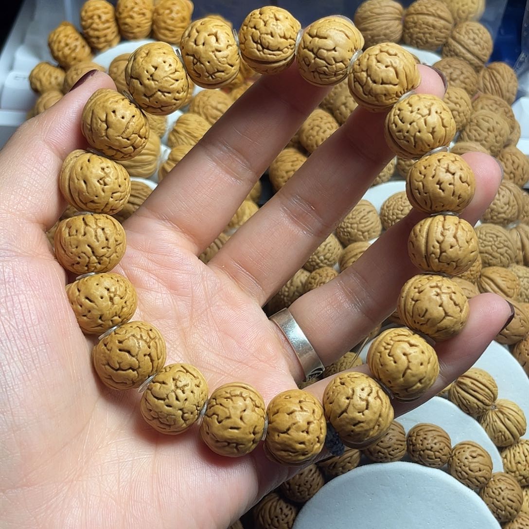 桃木独****V桃核手串15+桃核手串