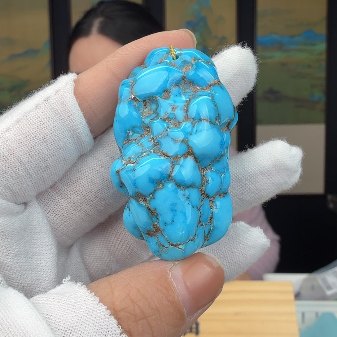 绿松石未镶嵌珠宝奇石