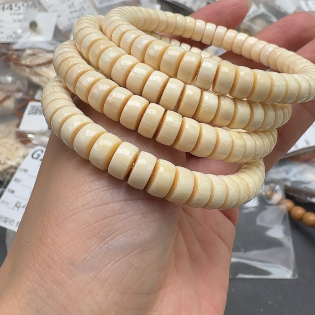 猛犸象牙手串/手链/手镯008  8×4