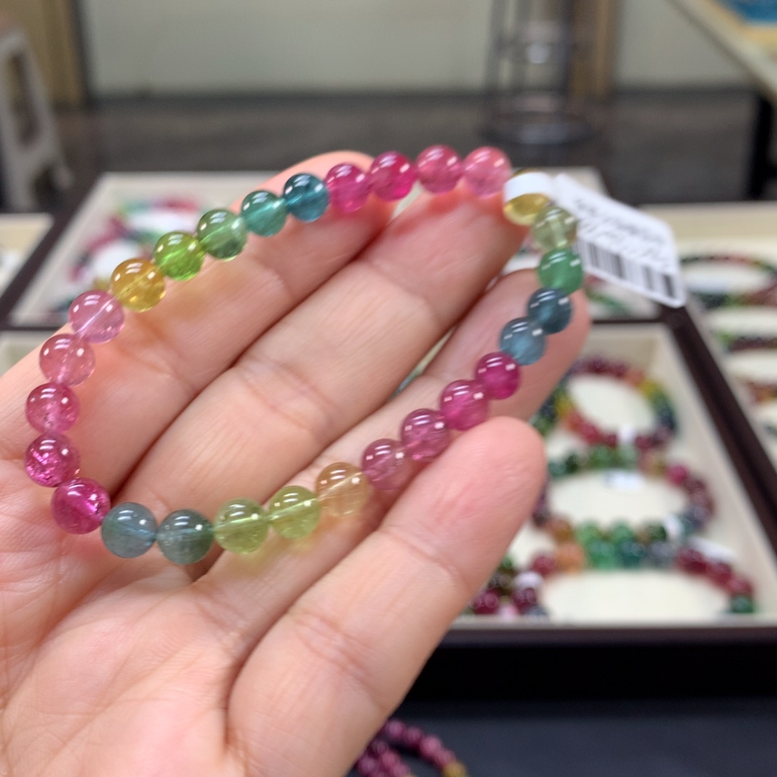 手链未镶嵌碧玺6.6左右