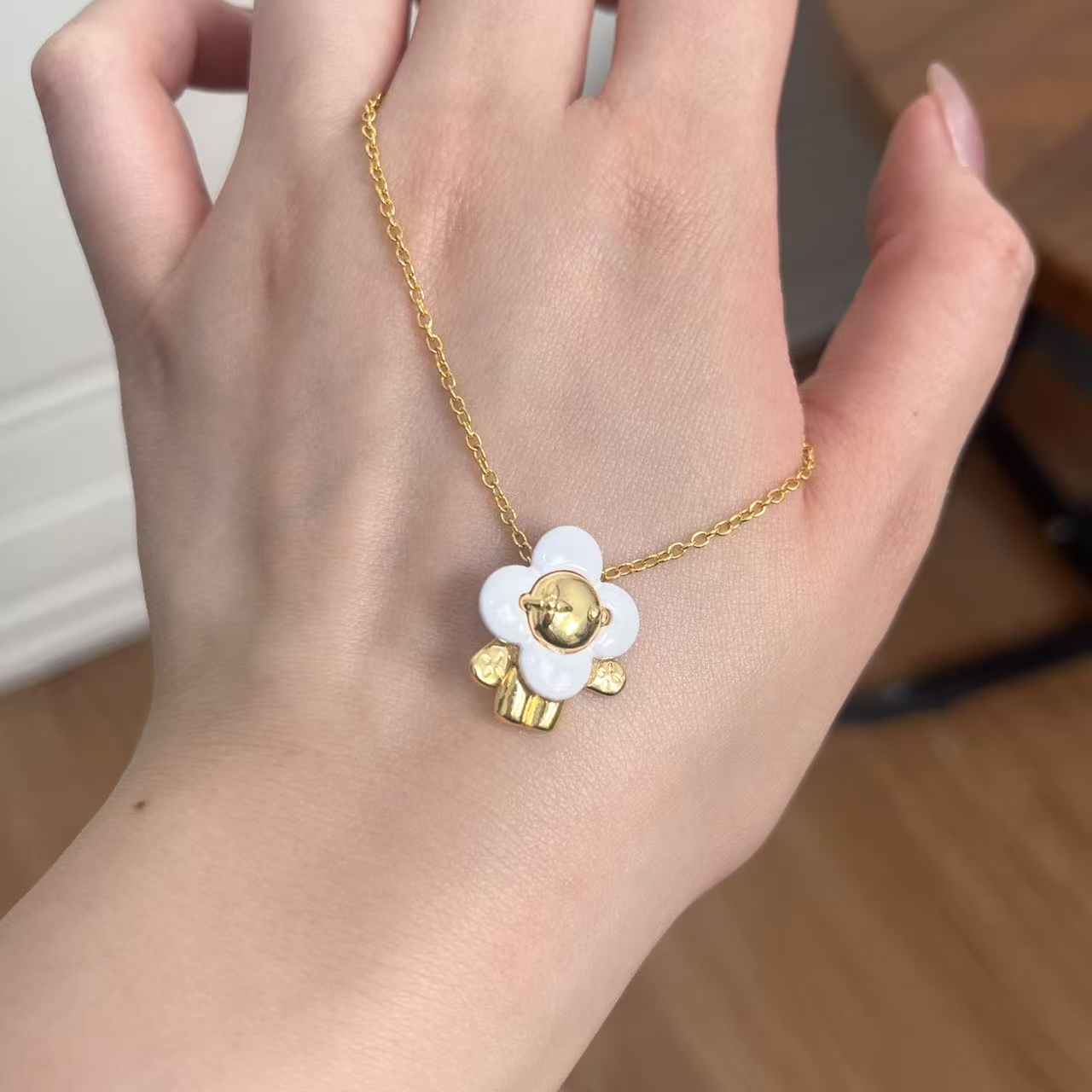 铜合金项链 CC9338 高定系列  项链 45+5CM