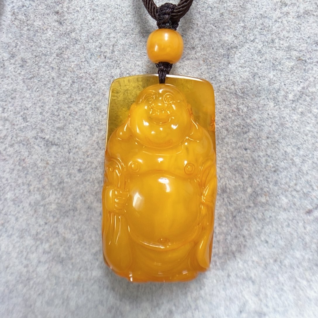 蜜蜡项链未镶嵌蜜蜡吊坠