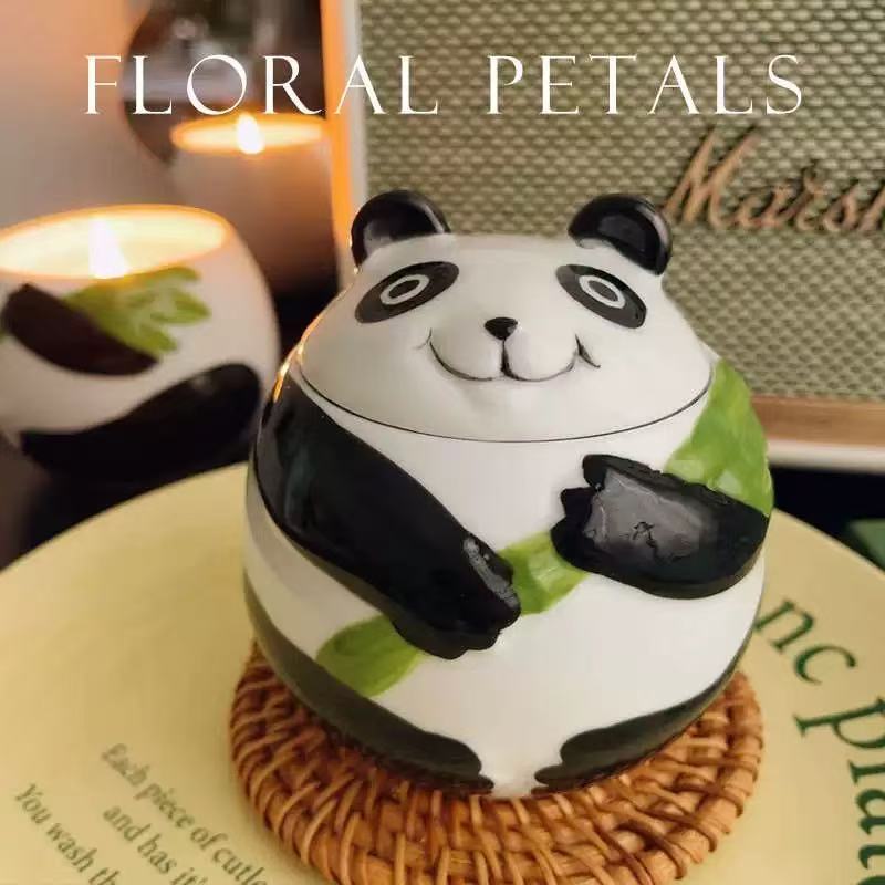 网红潮流熊猫茶叶罐zh550