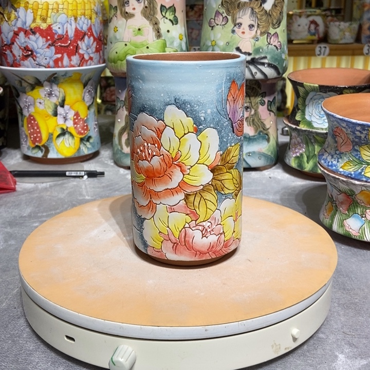 景德镇艺术手绘作品