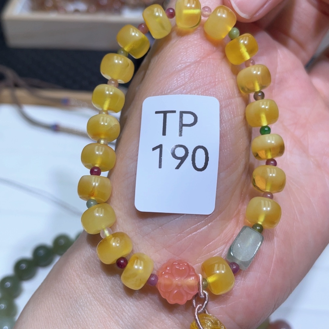 蜜蜡手链未镶嵌手串