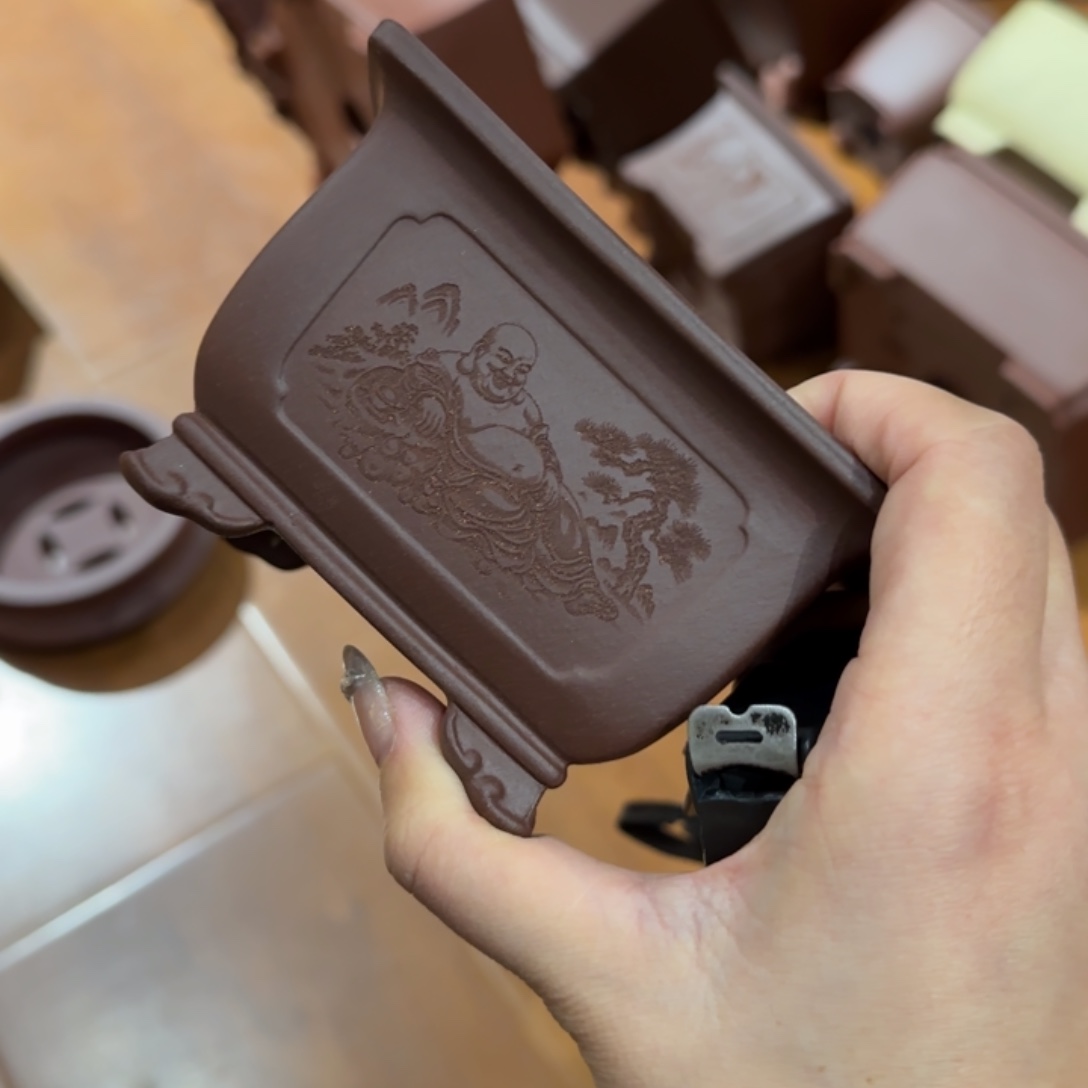 花盆紫砂口径9深度6