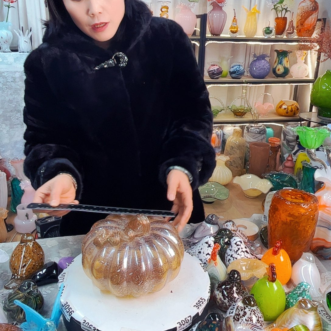 南瓜家悦美居琉璃摆件