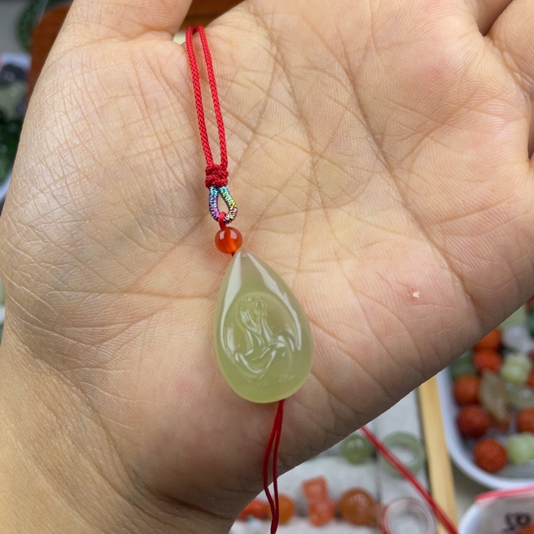 和田玉掌上明珠未镶嵌