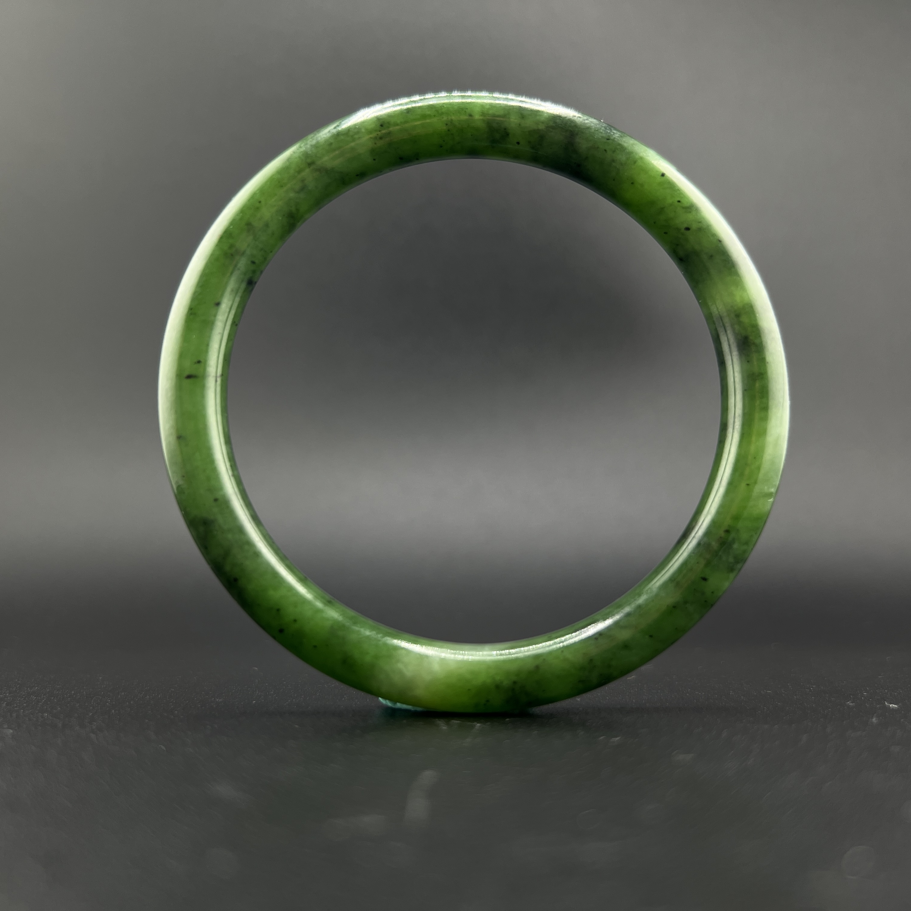 "民国和田碧玉手镯/ DL011697/ 古玩/收藏/德州文物"