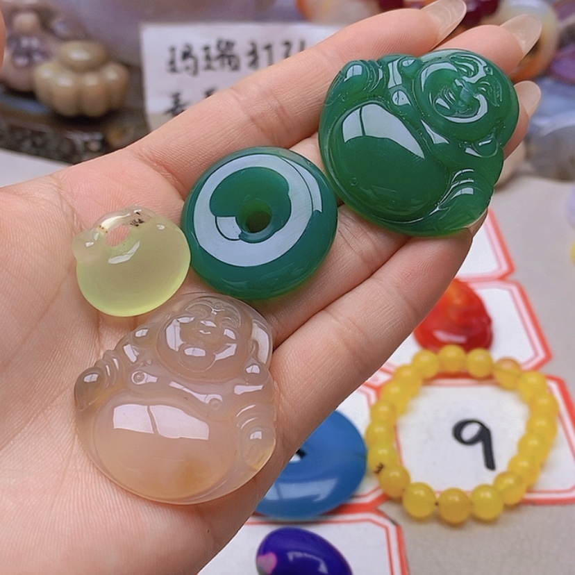 【闪购商品】未镶嵌玛瑙/玉髓珠宝半成品用****5