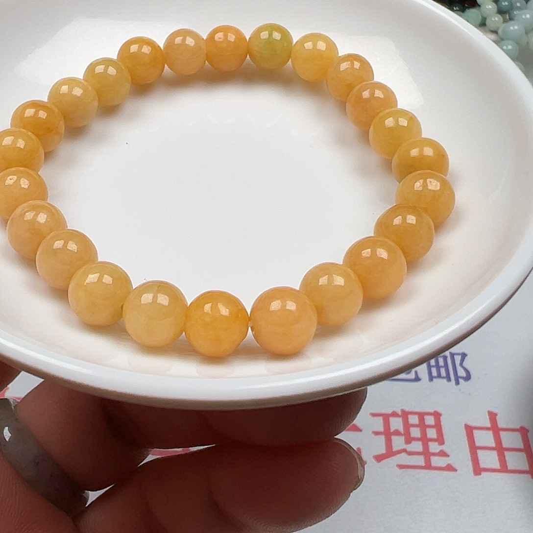 翡翠手链未镶嵌米*货主老华