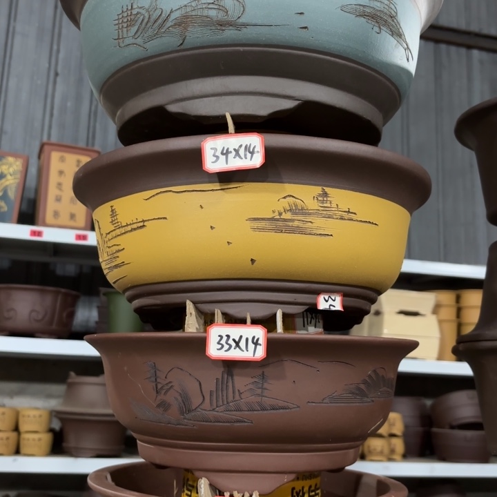 紫砂花盆               100-4