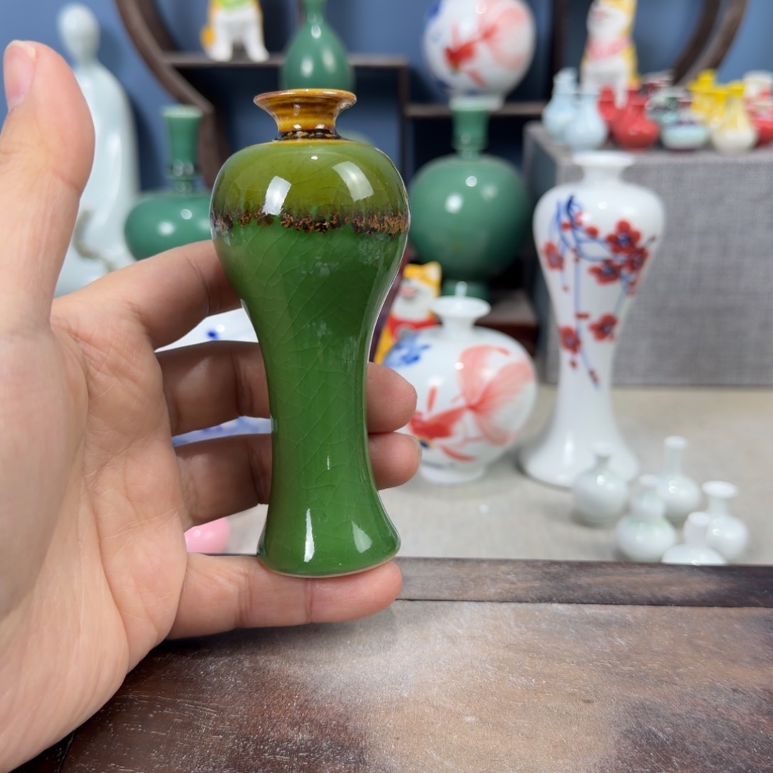陶瓷手工小花器摆件
