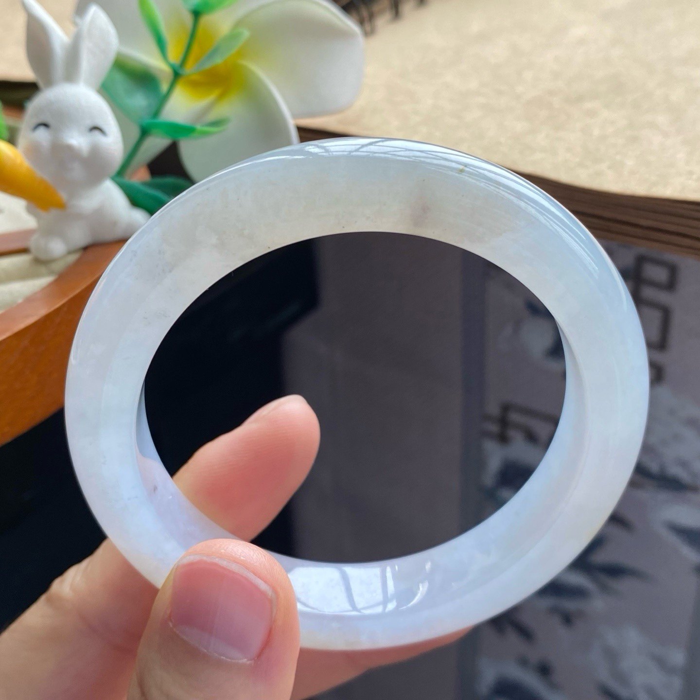 404盘》2671号55.3-12.1-9.2！淡淡的底色！它的色是很特天然翡翠