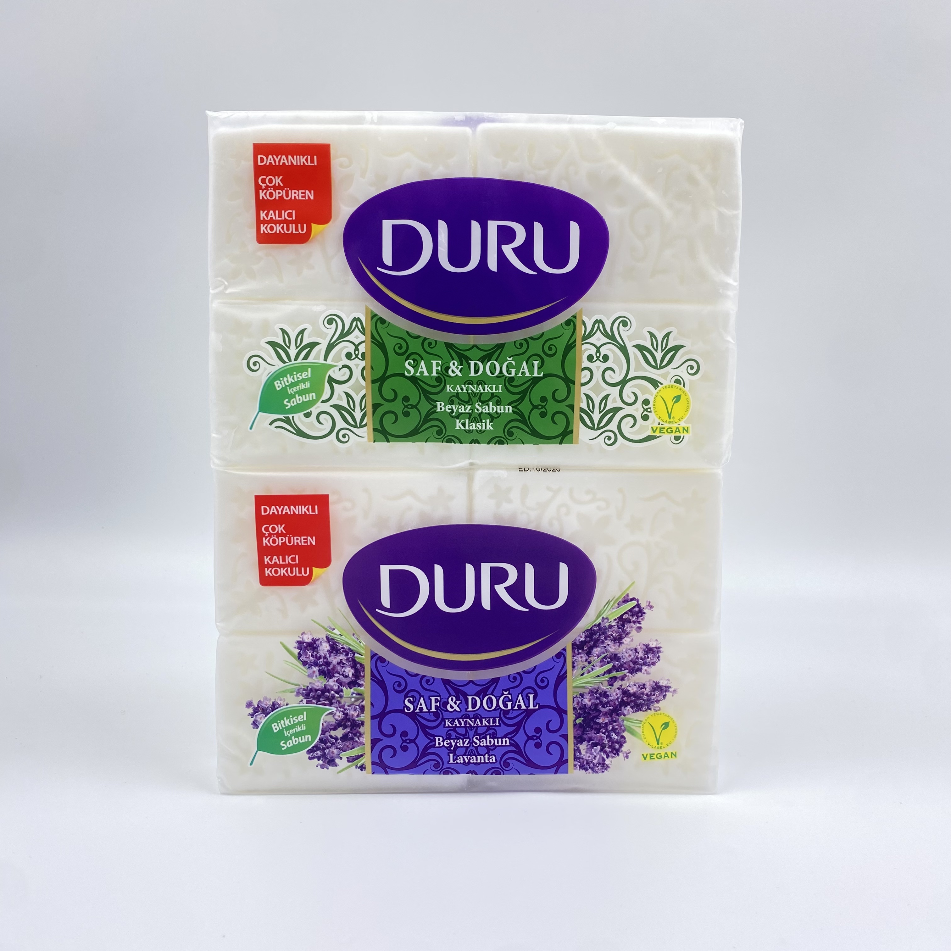 DURU土耳其进口香皂4只装超值家庭持久留香600g