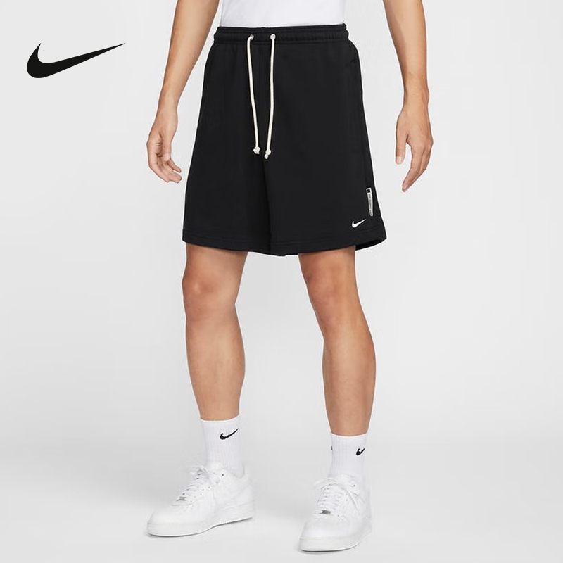 NIKE/耐克男子夏季速干针织篮球短法式毛圈运动五分裤FZ0217-010