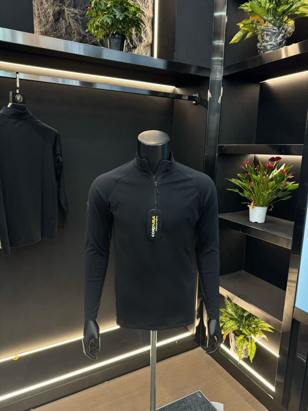 男士T恤长袖秋冬速干男装拉链