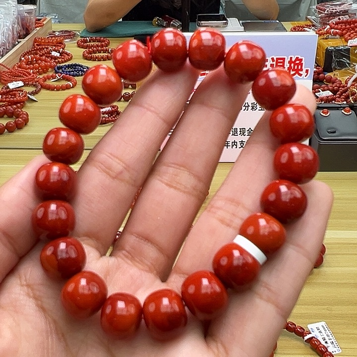 南红玛瑙多样性发一，卡11mm未镶嵌