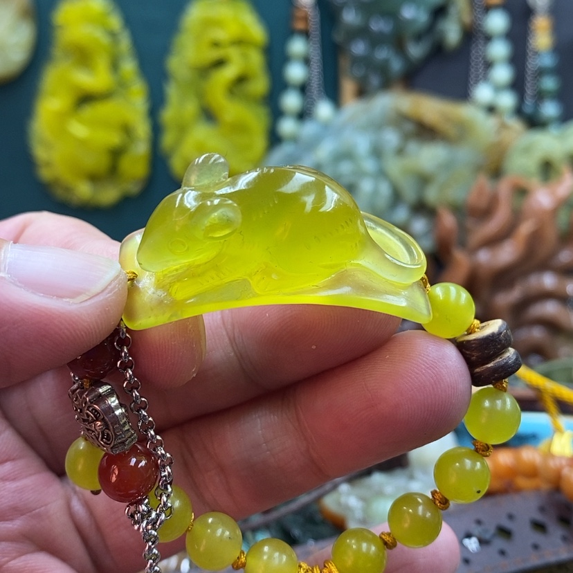 【闪购商品】未镶嵌岫玉手牌