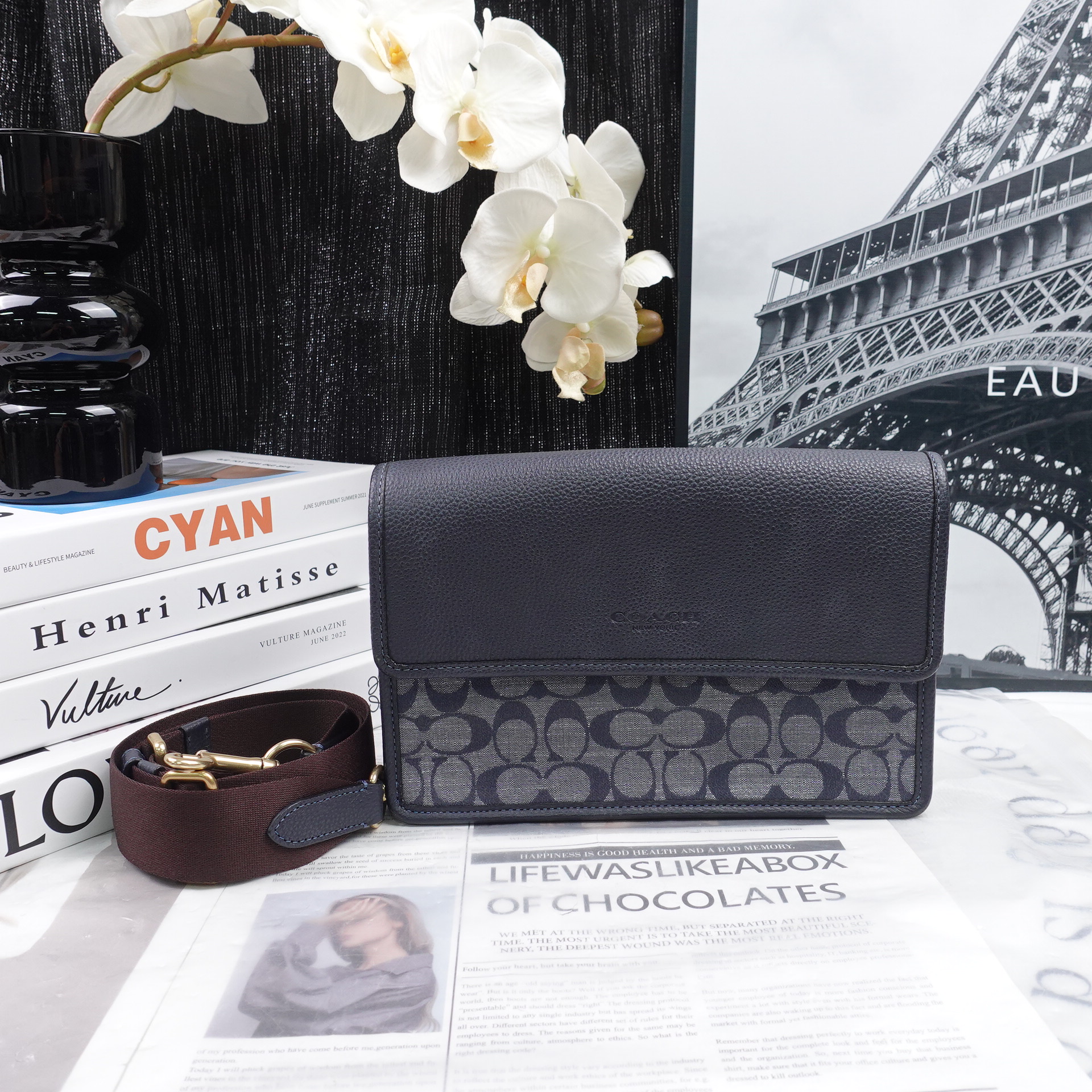 95新 COACH/蔻驰 单肩包/T10240381