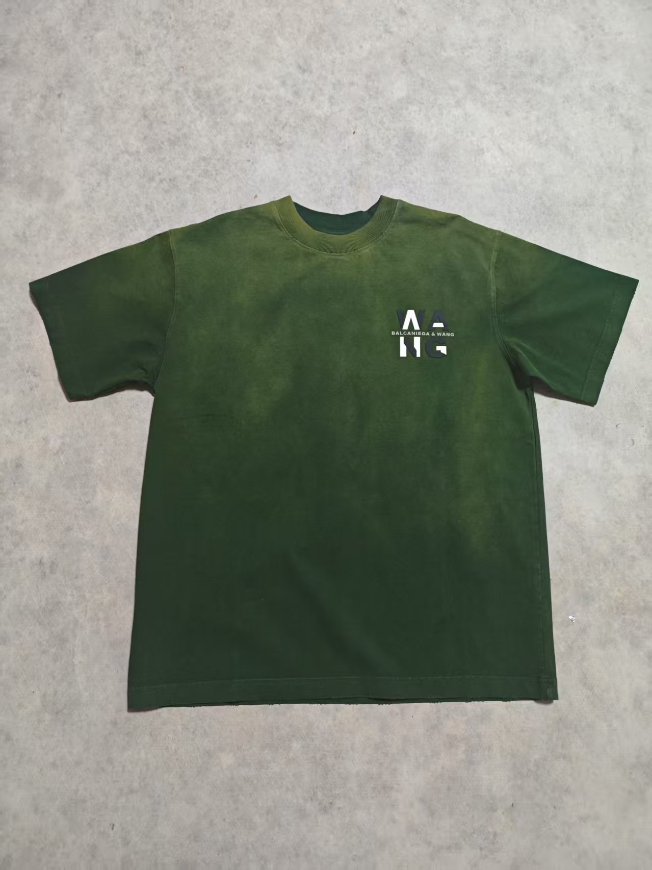 moce/莫测黑白WANG墨绿T恤11