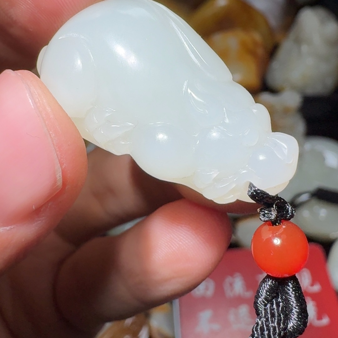 和田玉颈饰未镶嵌