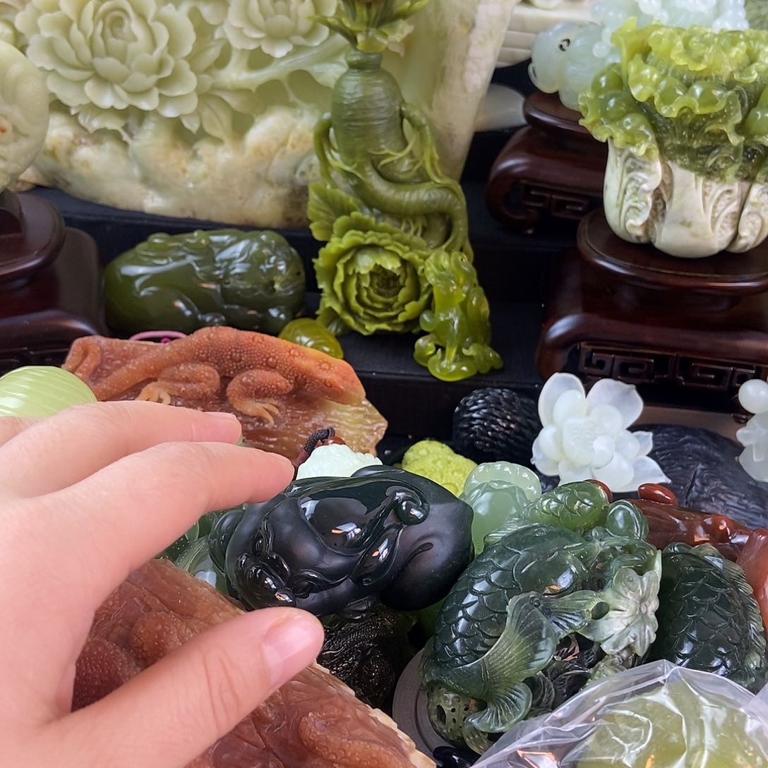 蛇纹石玉手把合金