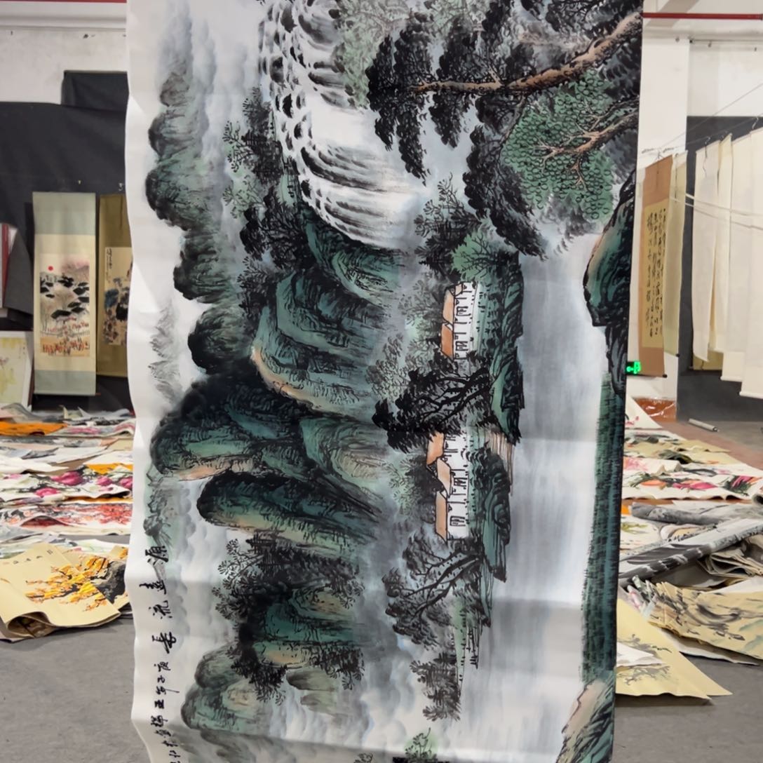 国画国画作品画心一张