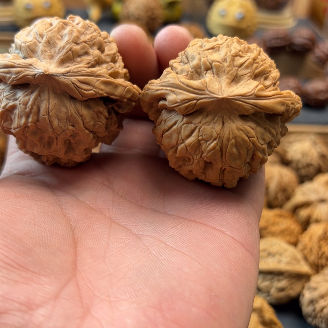 把件猴头核桃文玩文玩核桃，龙鼎