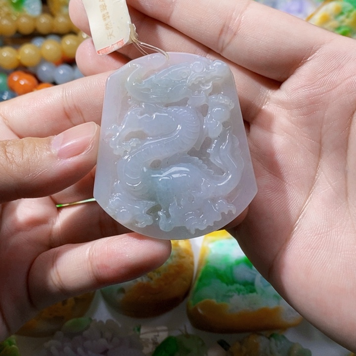 未镶嵌定制翡翠翡翠龙牌