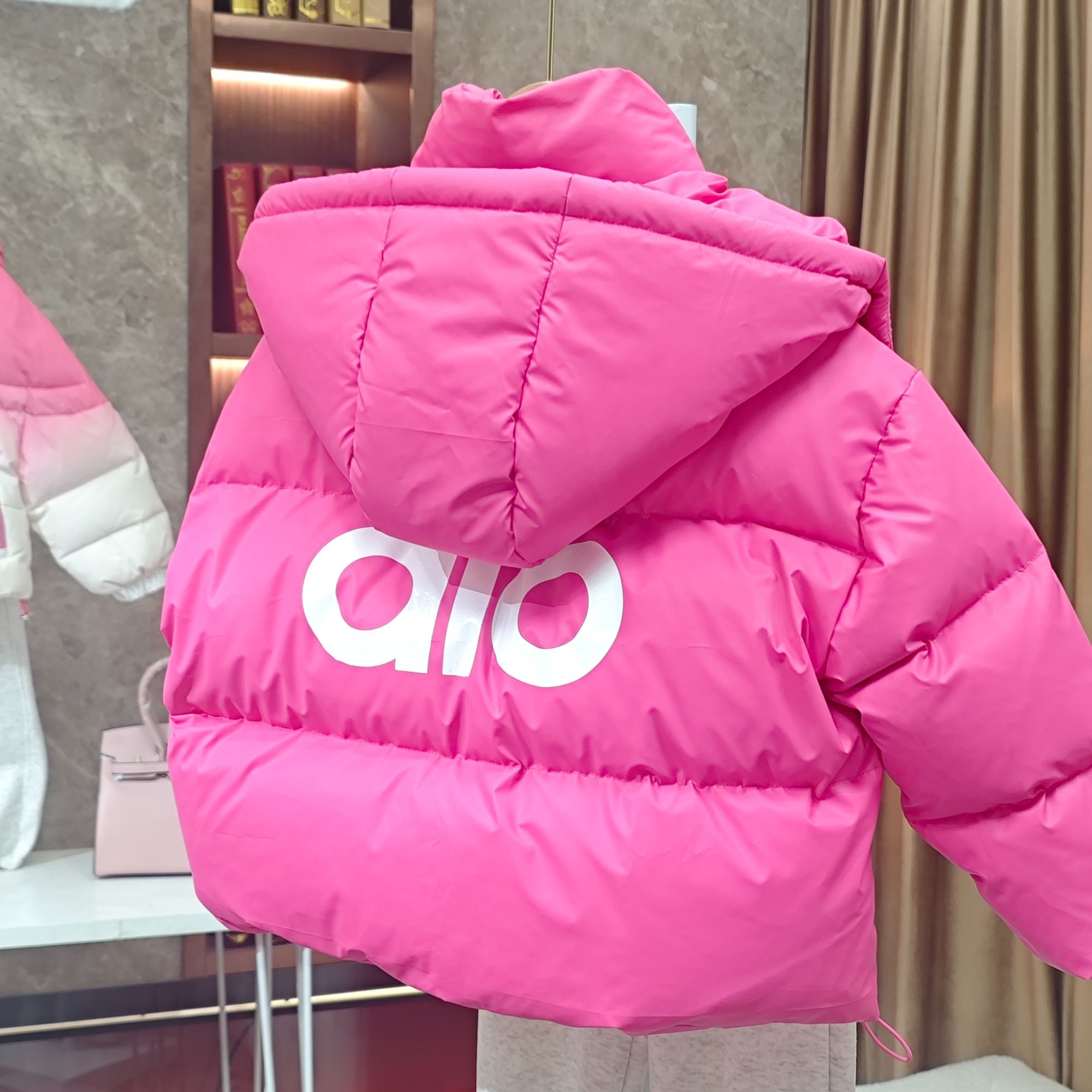 〖ANDI〗安迪秋冬款女童萌娃穿搭韩版纯色保暖羽绒服5248