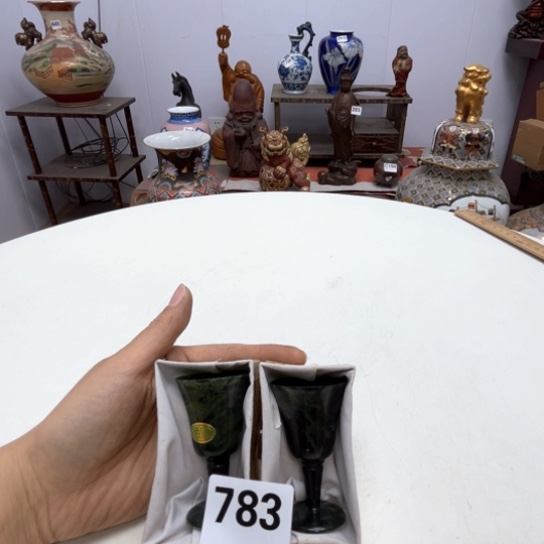 瓷片摆件工艺品瓷器摆件777 