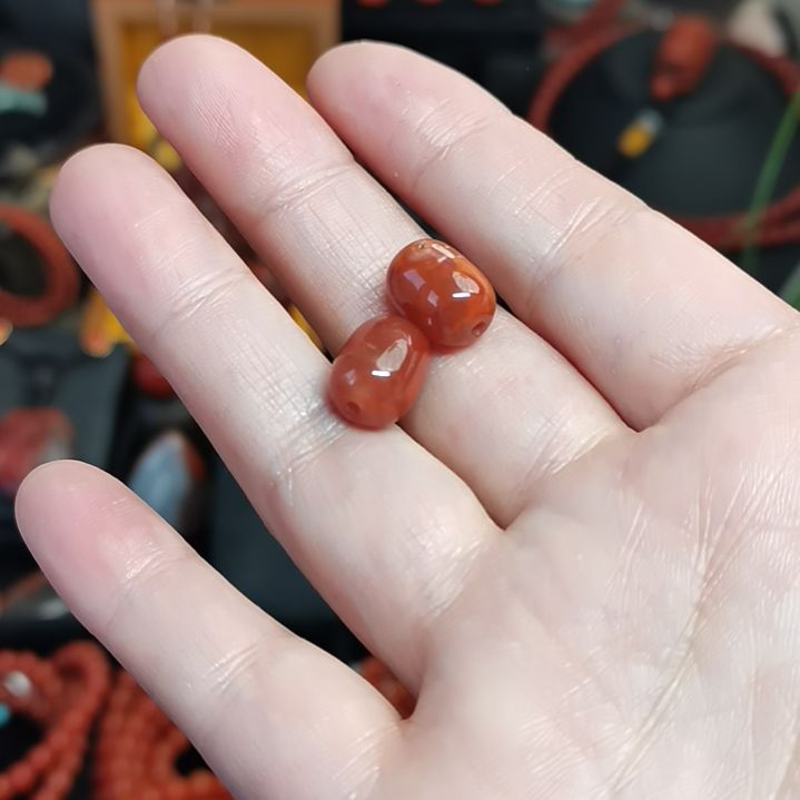 南红玛瑙单珠未镶嵌