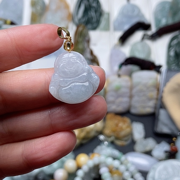 翡翠吊坠(不含链)未镶嵌翡翠