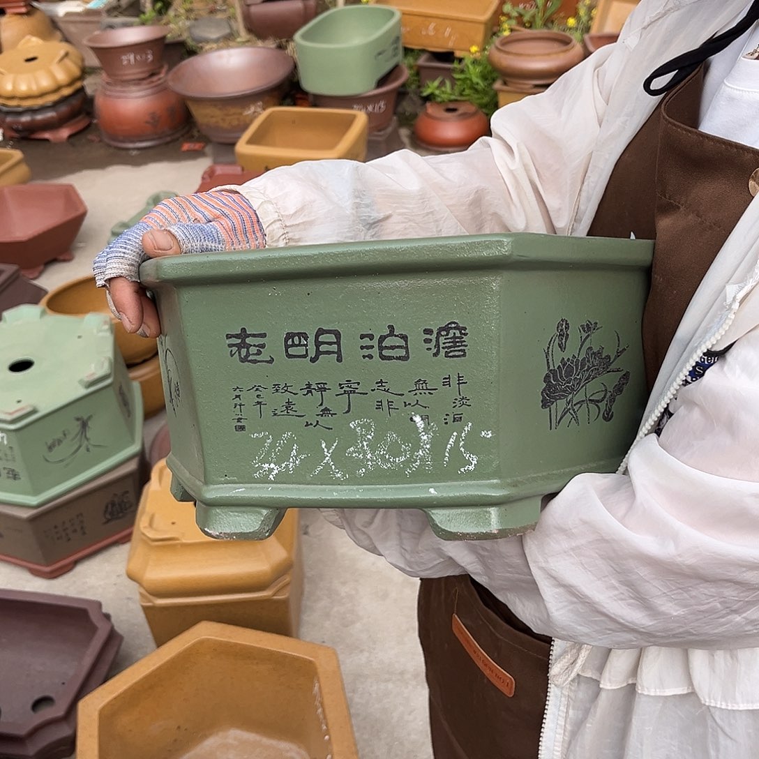 紫砂花盆盆景艺术