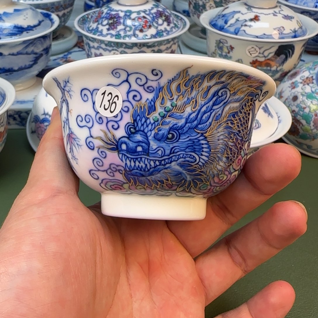 景德镇手工手绘茶具136