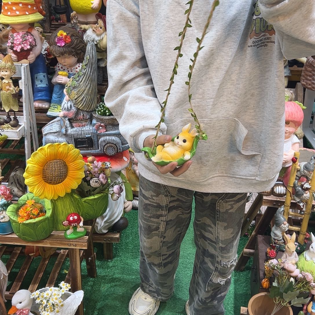 花园摆件红红火火