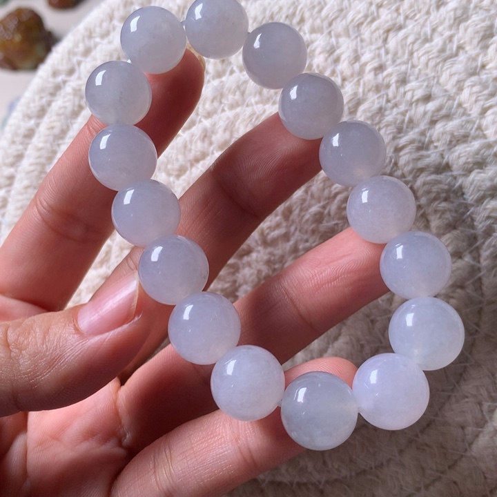 翡翠未镶嵌手串天然翡翠手串12