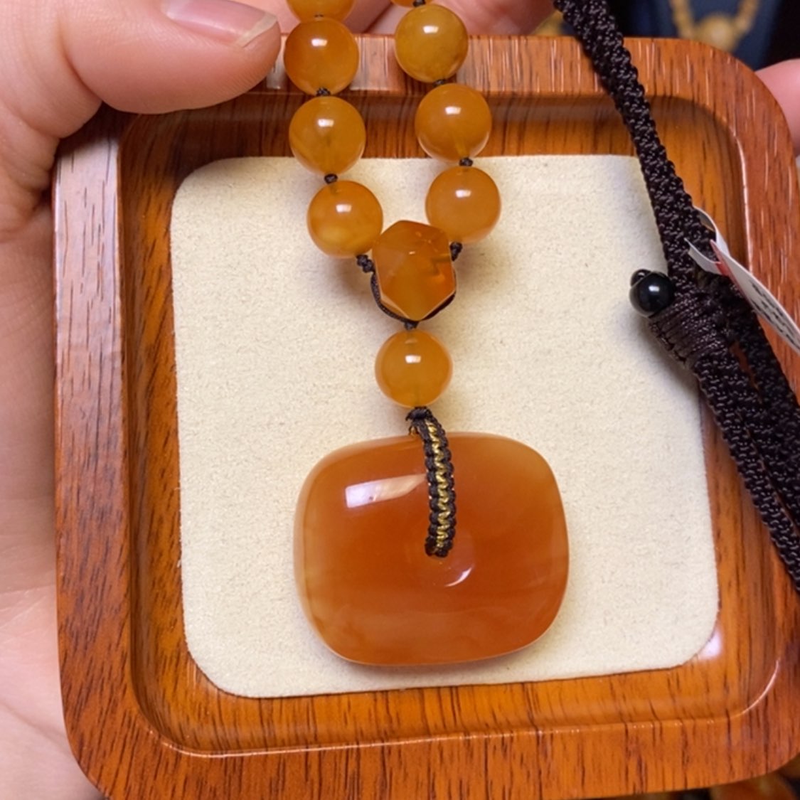 【闪购商品】蜜蜡颈饰未镶嵌项链