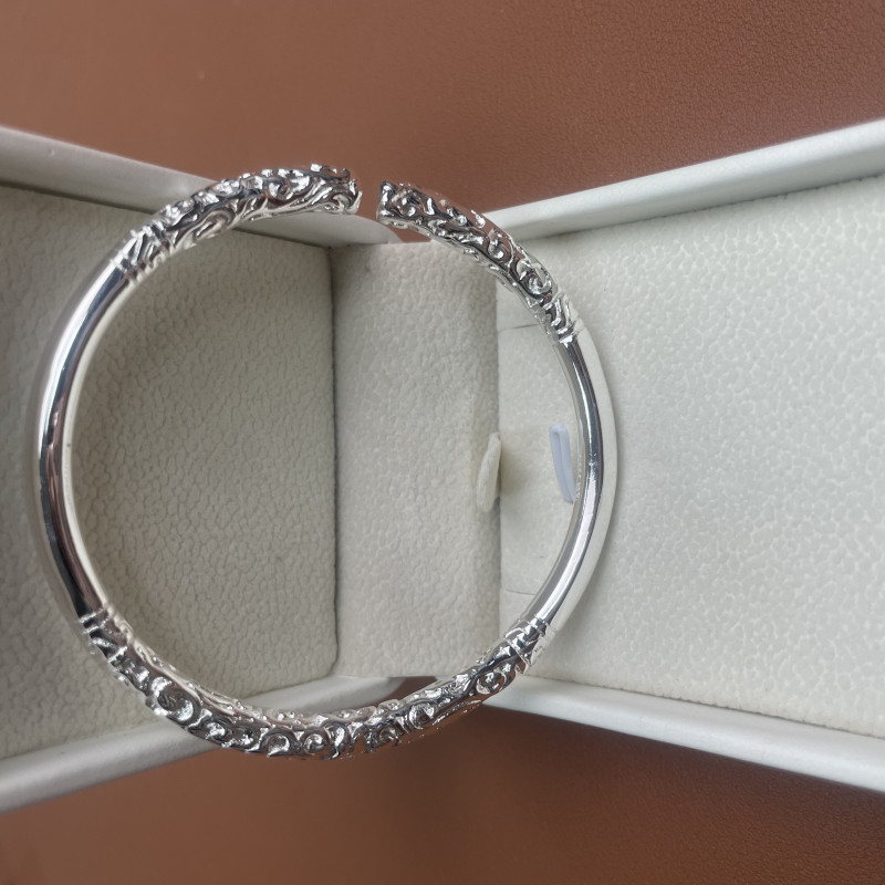 YZ058 金箍棒银色精品手镯无礼盒2