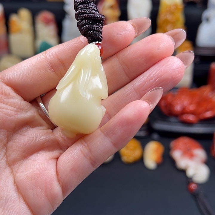 寿山石老性芙蓉石