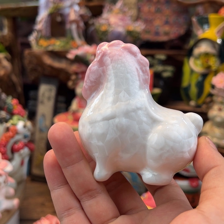 陶摆件小镇青花每日有新品福利