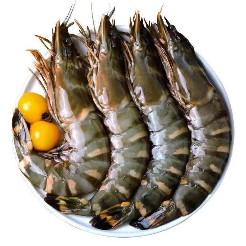 30-40规格黑虎虾3斤 速冻锁鲜发货 1斤15-20只