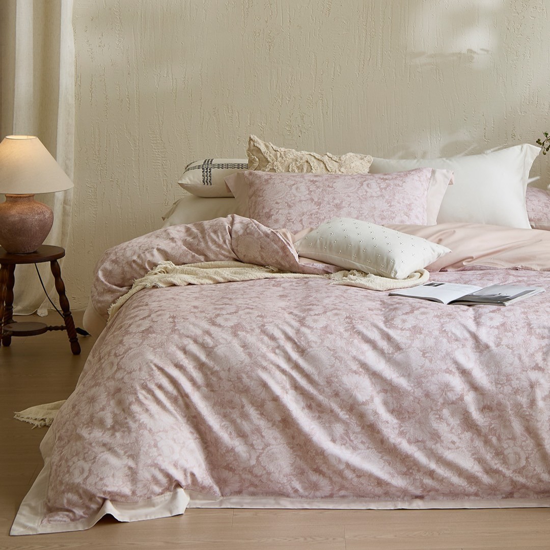 丽家平！双12 宝缦丽本 般若 纯50支全棉长绒棉磨毛数码印花四件套