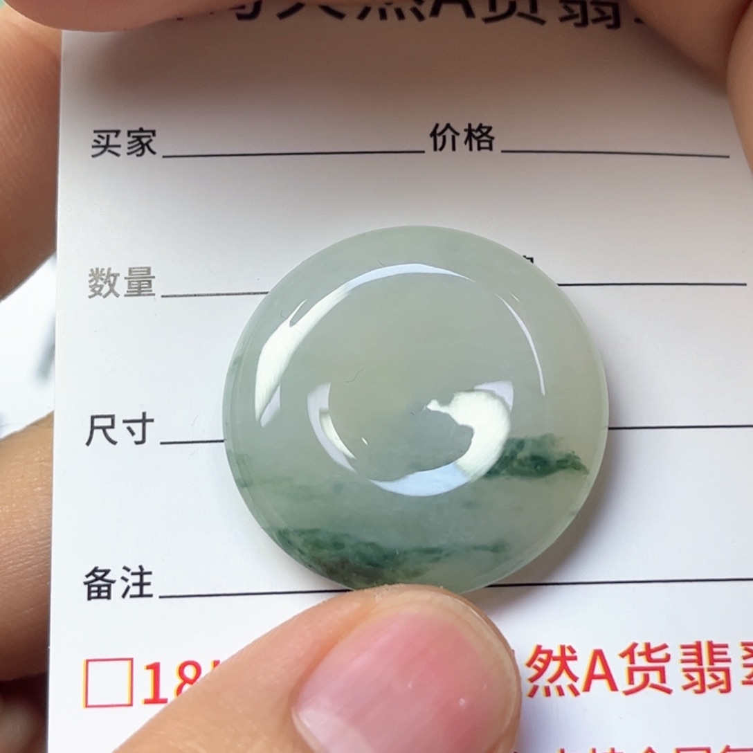 翡翠颈饰未镶嵌缅甸天然翡翠