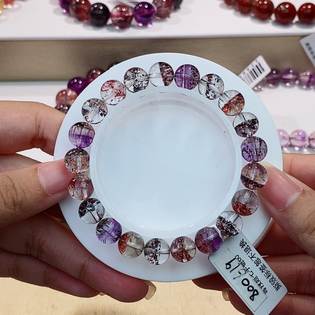 水晶未镶嵌手链彩毒液8